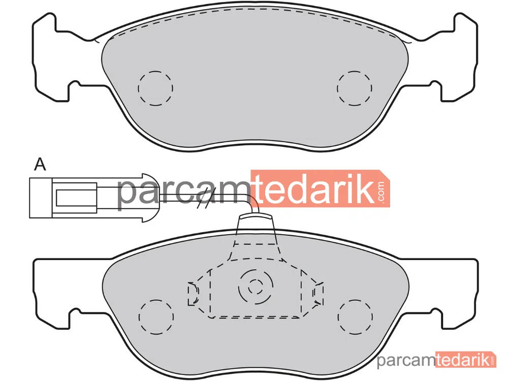 VALEO 670041 | Fren Balatası — Fiat Marea, Fiat Marea Weekend, Alfa Romeo 145